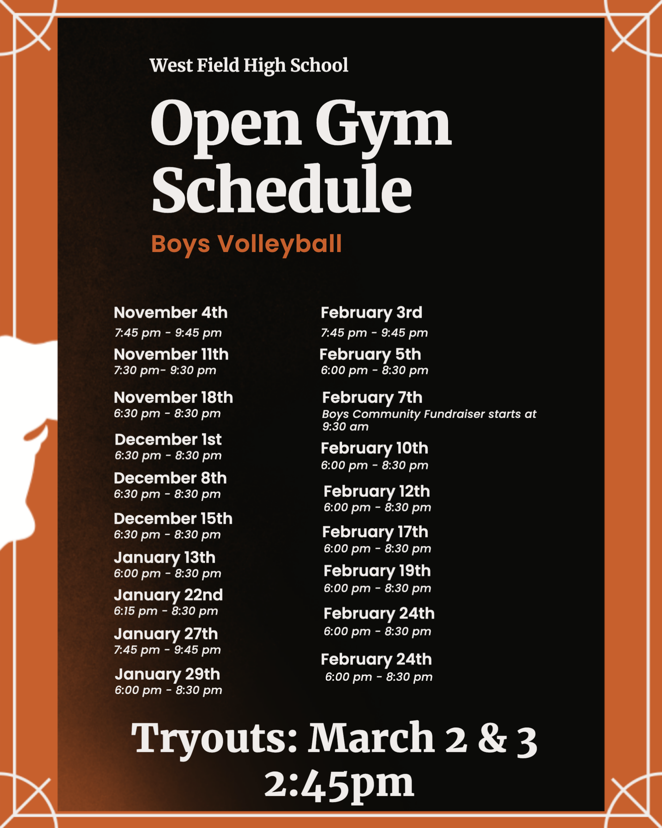Boys Volleyball Open Gym Schedule 8322358 1